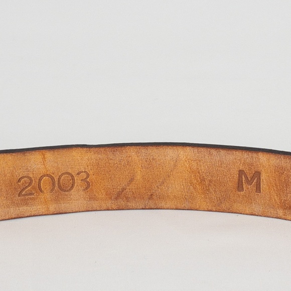 VALMARS Belt Woman's Medium Brown Leather Braided Belt Made In Italy - Picture 5 of 11